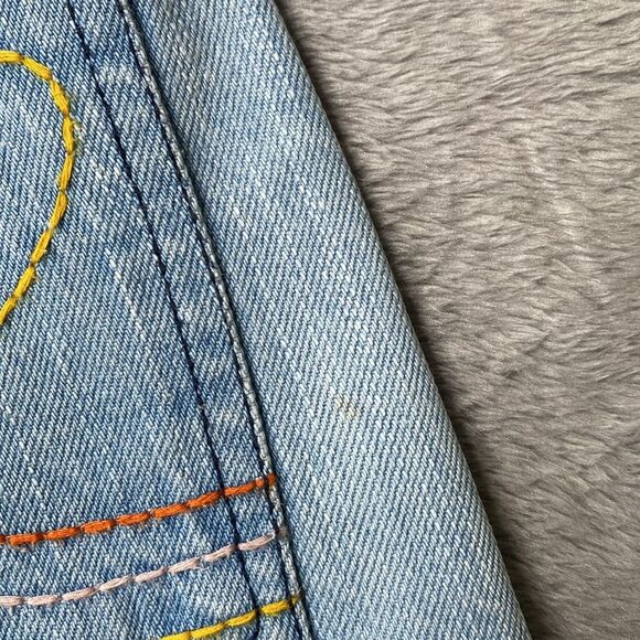 COPY - Urban Outfitters BDG A-Line High Rise Boho Cutoff Denim Blanket Patchwor… - Picture 9 of 15